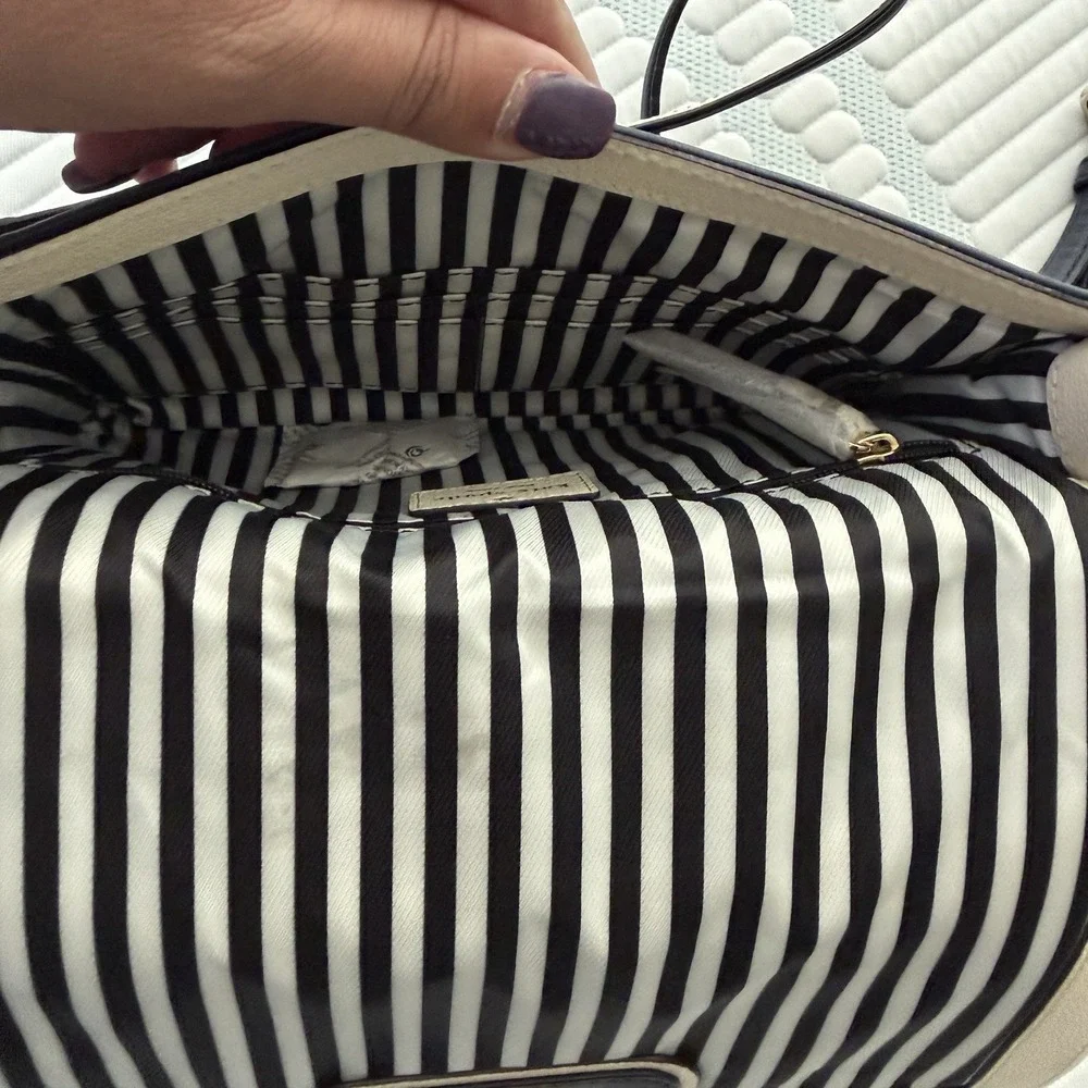 NWT‎ Kate Spade Juliana Hampton Road Crossbody Navy Pebbled Leather Purse Bag